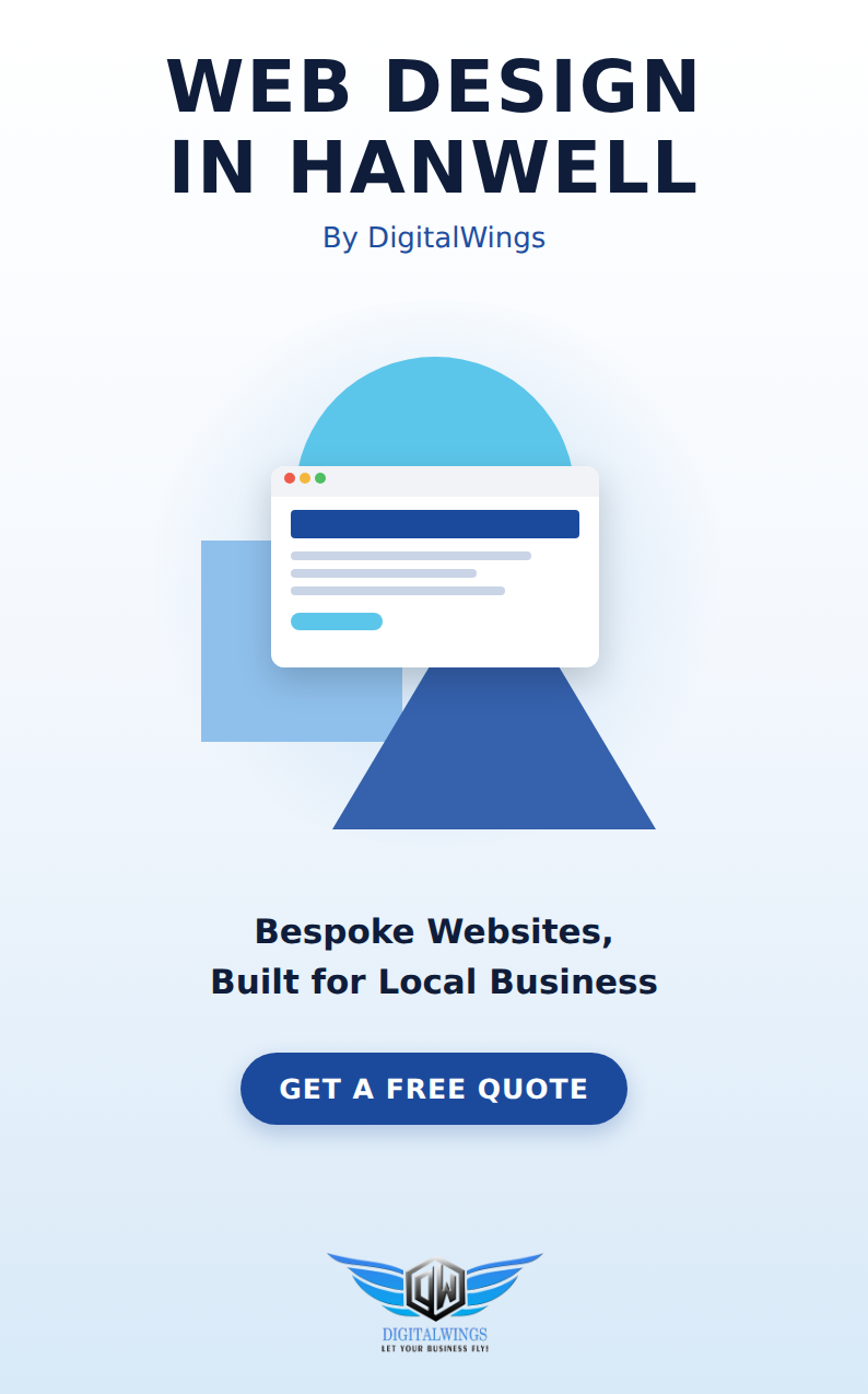 Web design Hanwell - DigitalWings website showcase