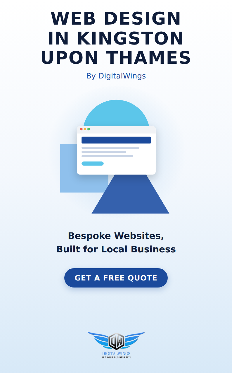 Web design Kingston upon Thames - DigitalWings website showcase