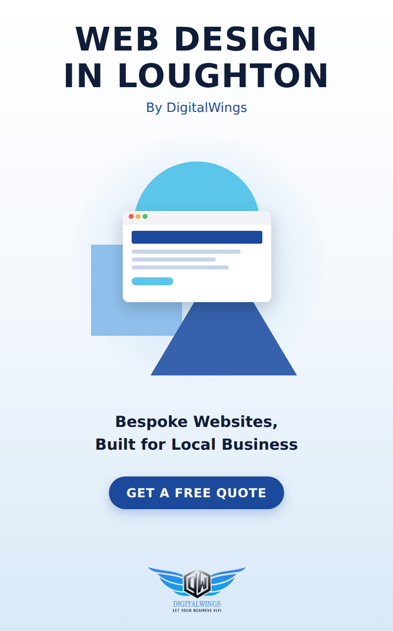 Web design Loughton - DigitalWings website showcase