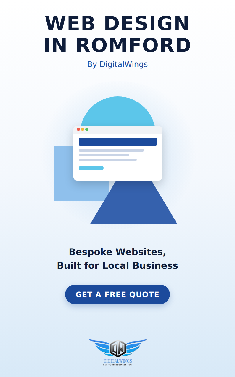 Web design Romford - DigitalWings website showcase