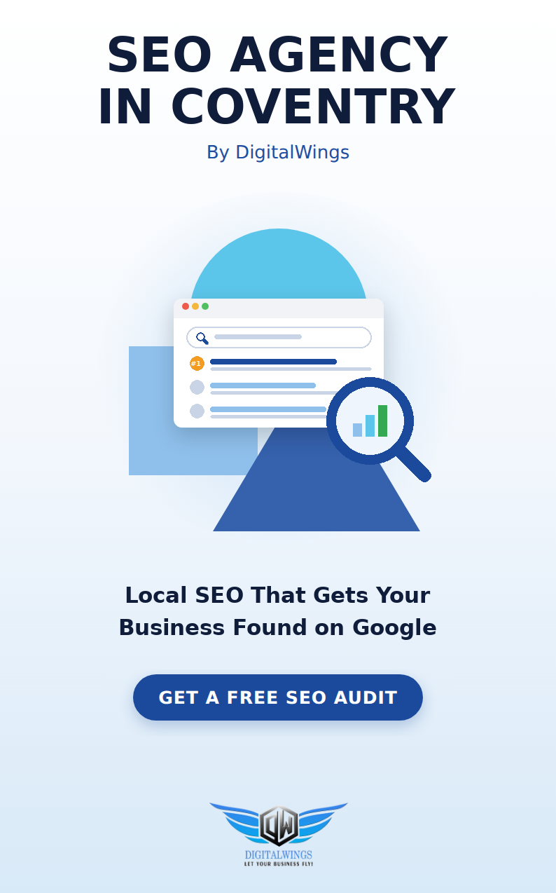 SEO agency Coventry - DigitalWings