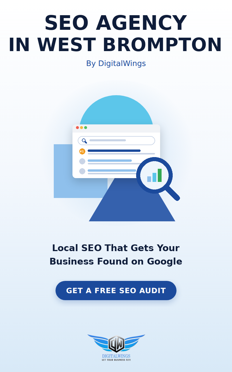 SEO agency West Brompton - DigitalWings