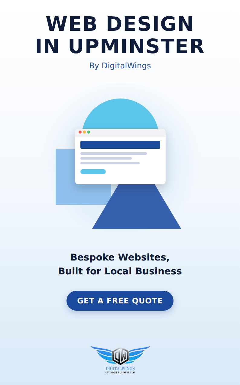 Web design Upminster - DigitalWings website showcase